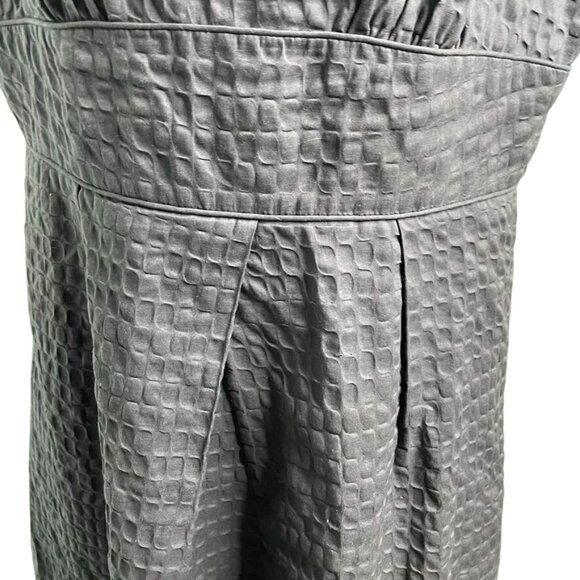 Womens J Crew Gray Textured Sleeveless Midi Dress Size Small c - Picture 4 of 9